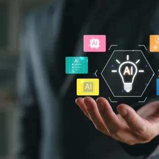 Aplicación de herramientas de IA para gestión de proyectos enfocadas en innovación y liderazgo en la Especialización en Administración de Proyectos.