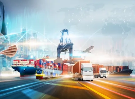 administración logística global en el Transporte y tecnología
